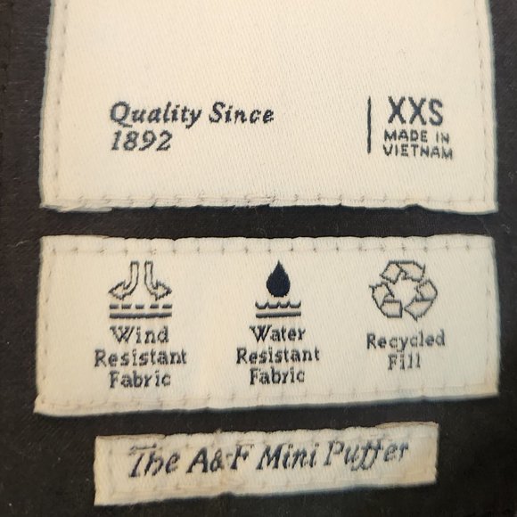 Abercrombie Mini Puffer Jacket - XXS - Picture 4 of 11